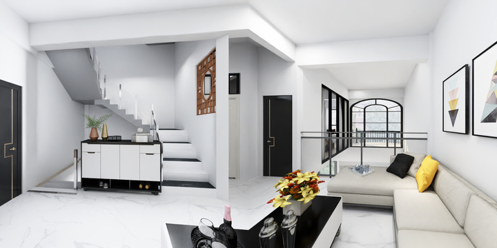 旮旯仔yMwF-footstep-617-搂空-装修设计方案