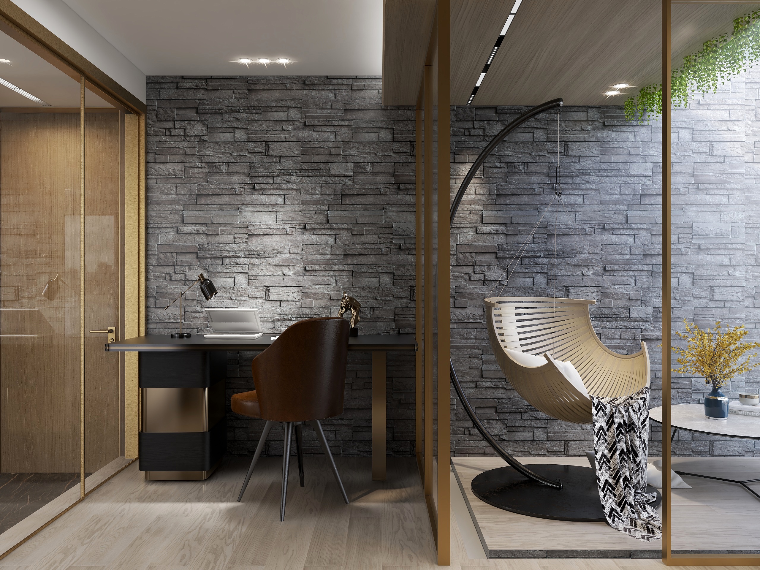 -叶文-191方现代轻奢四居装修效果图