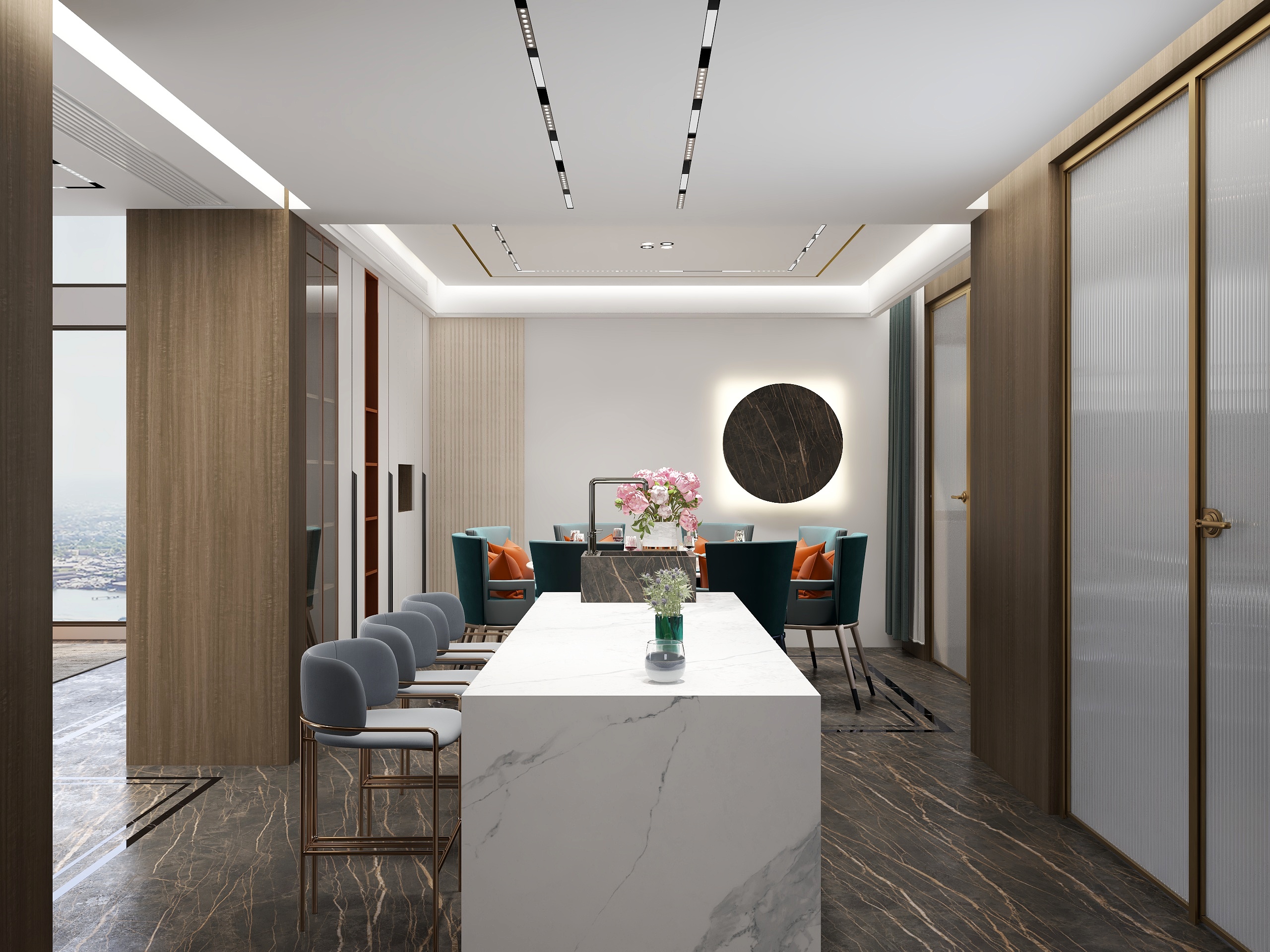 -叶文-191方现代轻奢四居装修效果图