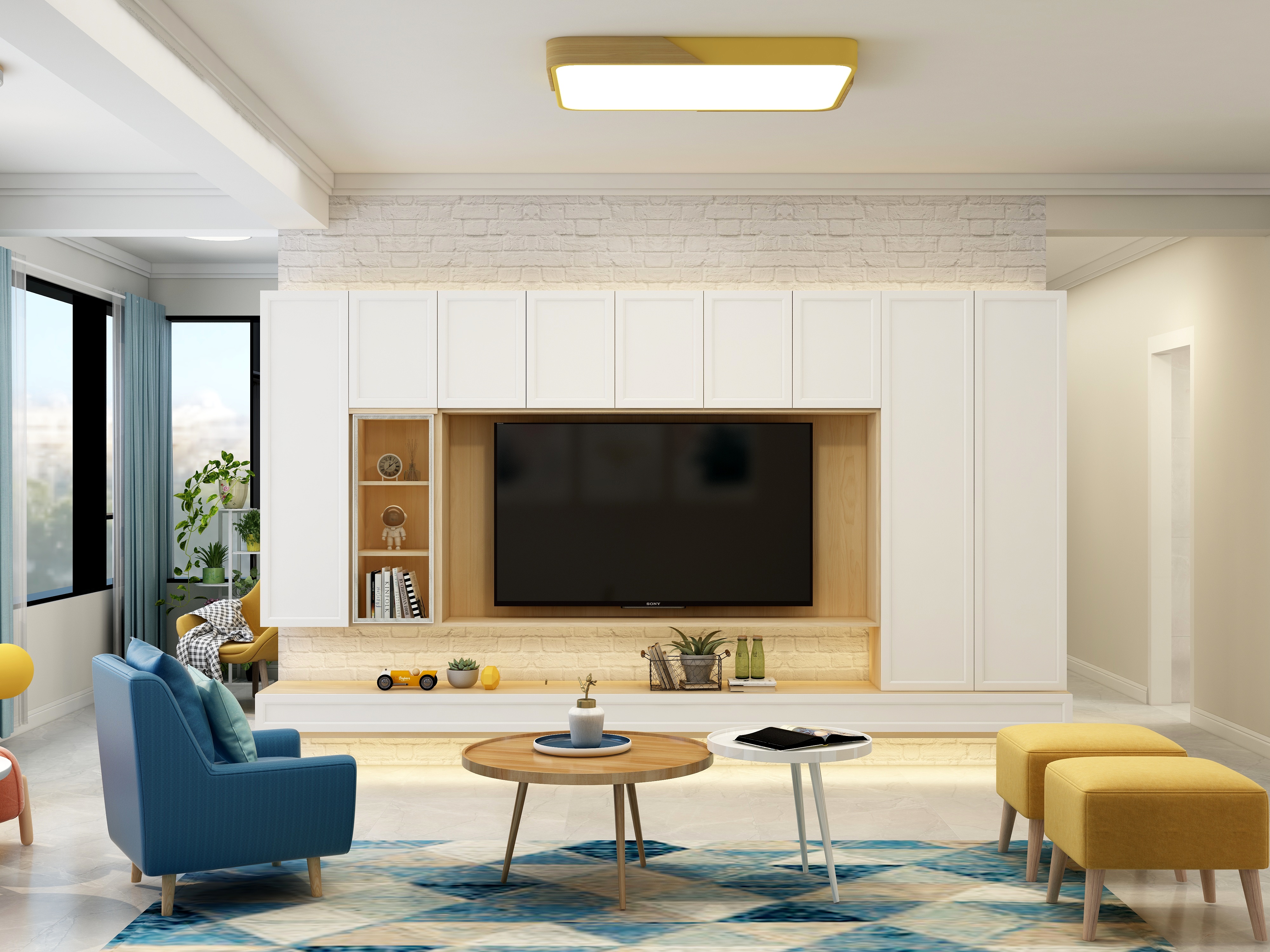 庄育霖-149方北欧四居装修效果图