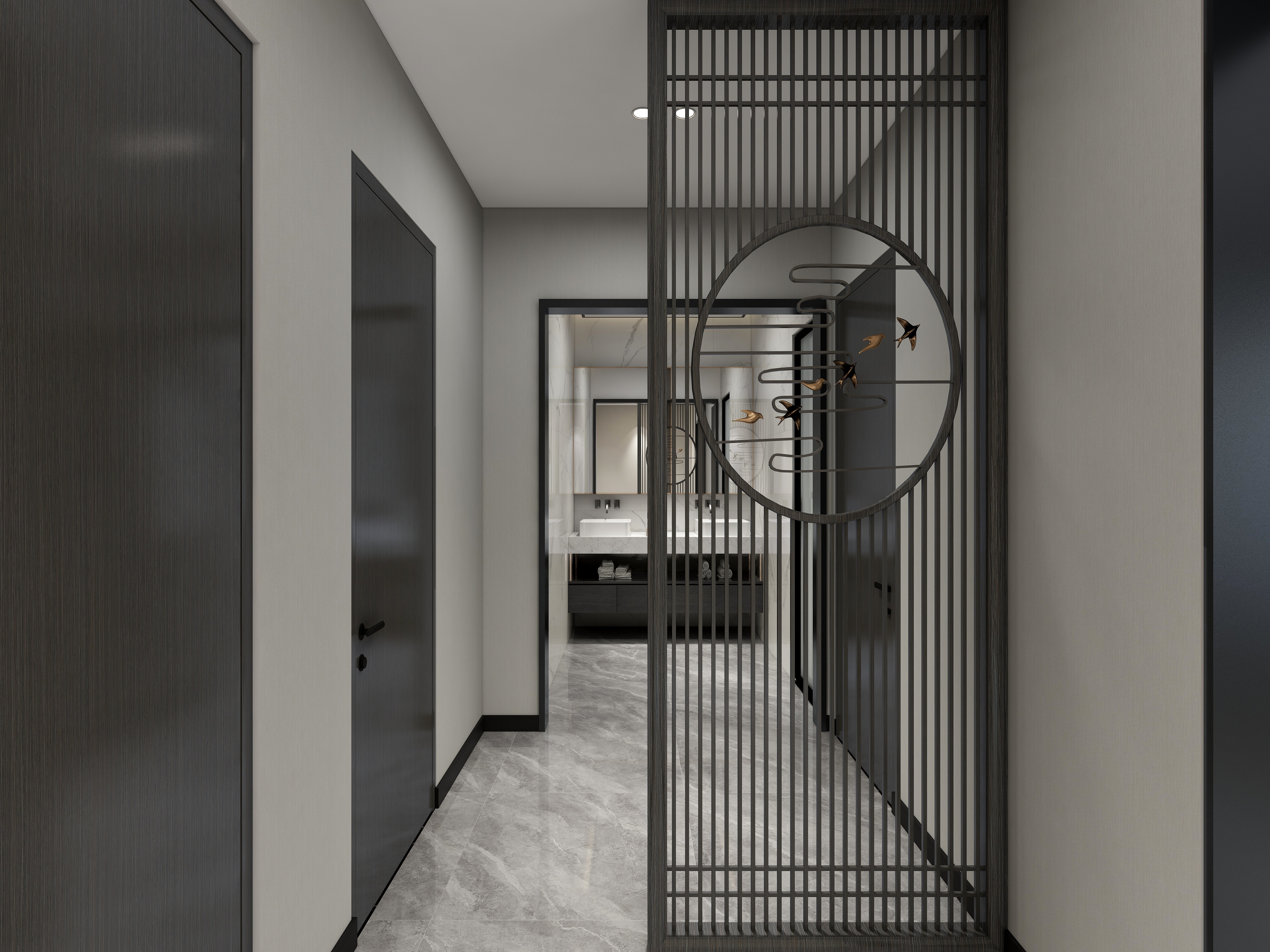 祁祁--77方中国铁建山语澜廷二居装修效果图