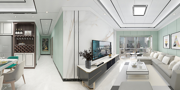 蓝泊湾未来空间全屋整装-现代轻奢-装修设计方案