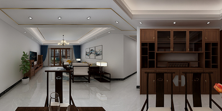 佰怡家建筑装饰有限公司-绿洲家园C33－2002陈叔雅居-装修设计方案