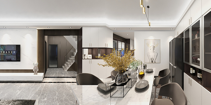 心中有梦1-效果图-装修设计方案