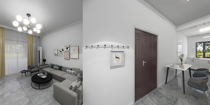 盘锦森阳装饰-现代风格-装修设计方案