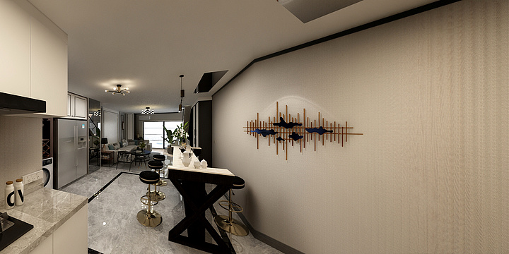 喜乐装饰有限公司-惠美家装饰——loft公寓户型-装修设计方案