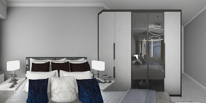 小卢室内设计师-中梁首府3号楼2层-装修设计方案