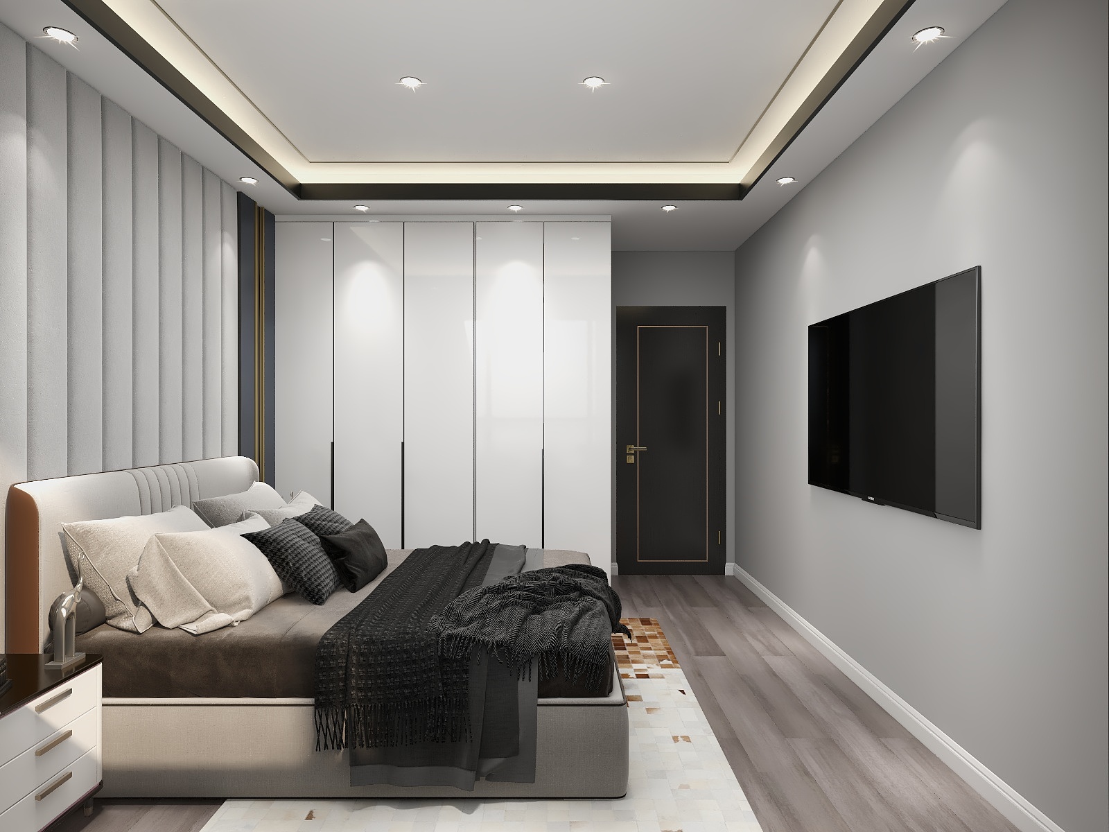 STARS星空设计-120方现代四居装修效果图