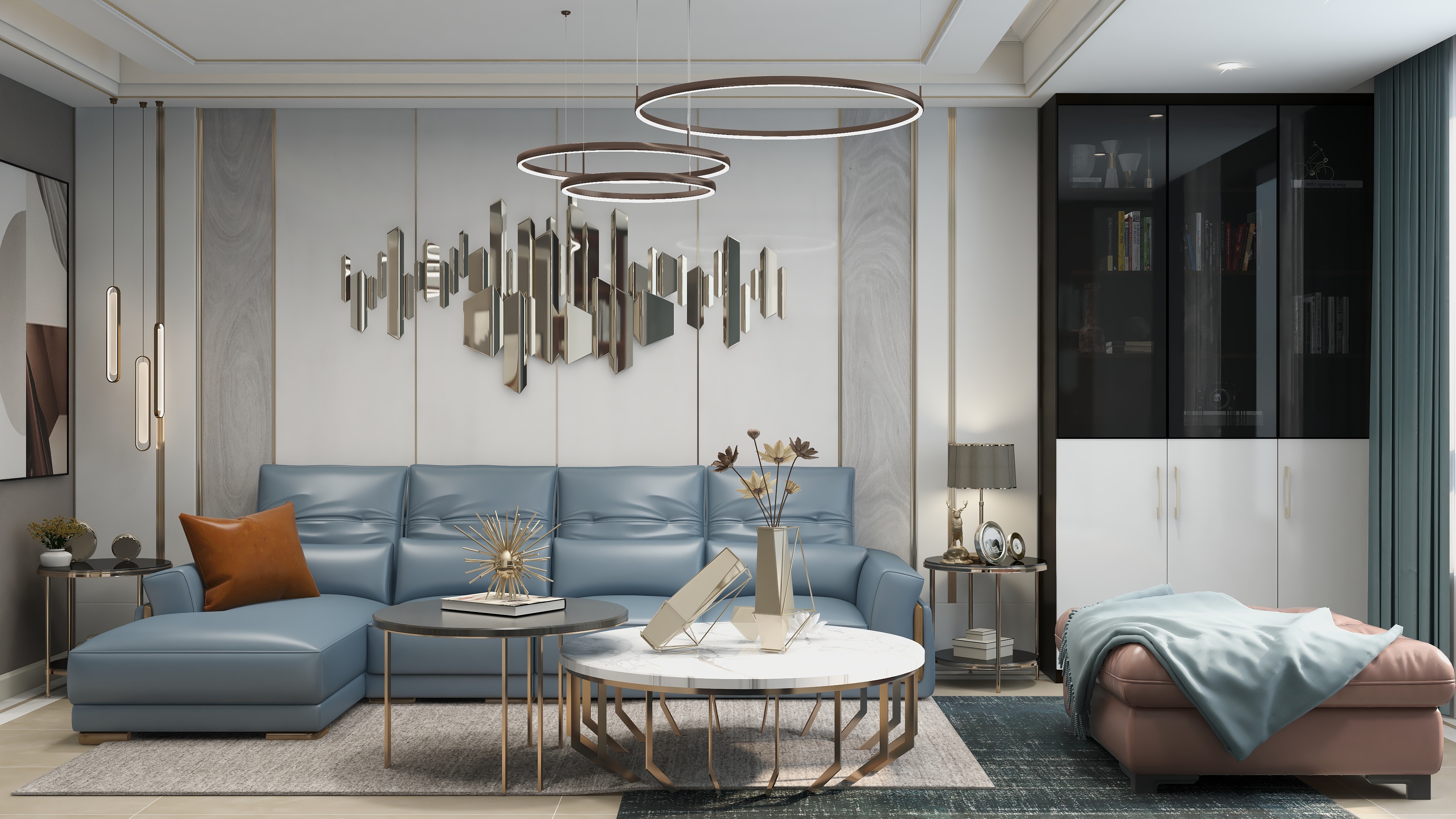 西安亚丹马莎莎-中央公馆，简约轻奢-装修设计方案