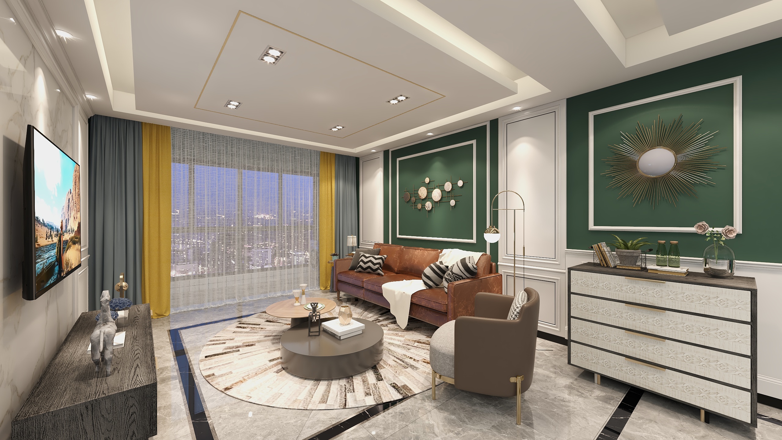 小小小小桔子呀-靡靡之音——轻奢风格-装修设计方案