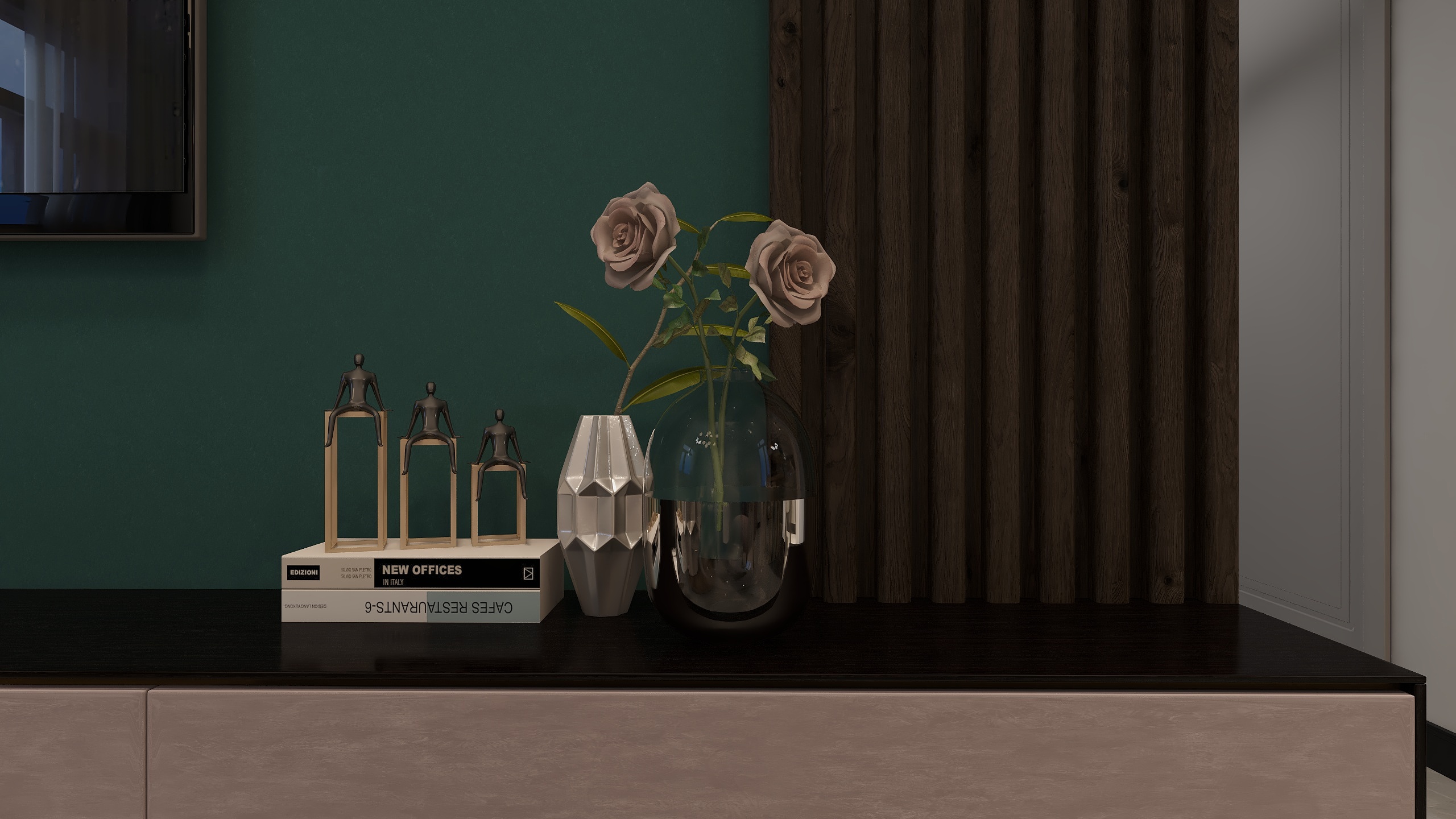 木川设计事务所-藏青-装修设计方案