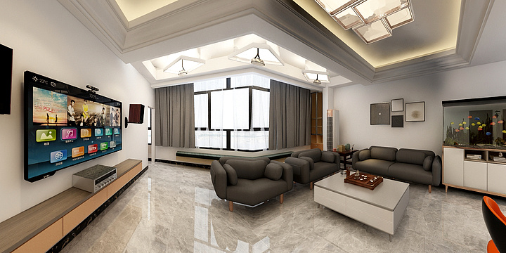 彩田装饰-建设路小产权-装修设计方案