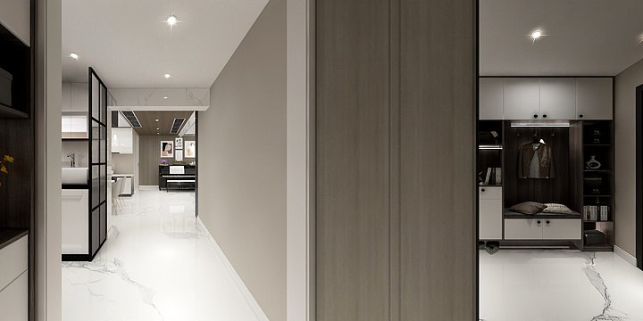 室内设计师洪登国换新家-关东街道丁女士平面方案修改的第一版-装修设计方案