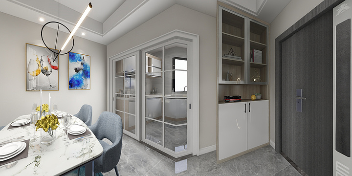 陈丶丶-昌兴15#303现代风-装修设计方案