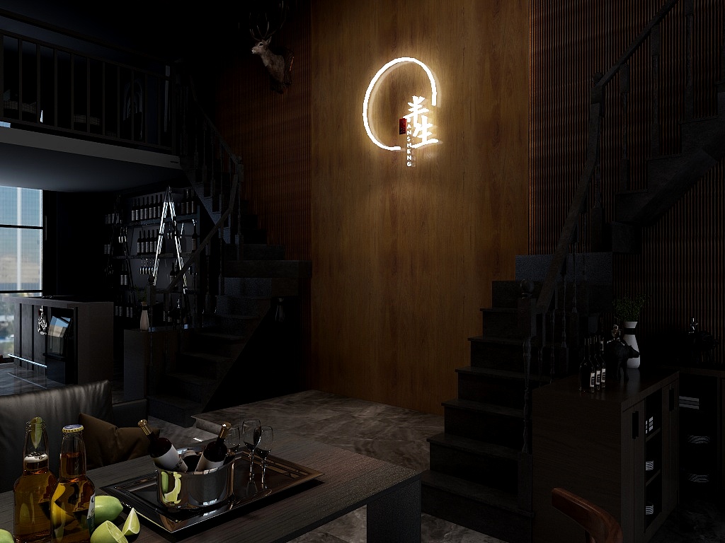 画笔设计888-新块酒吧-装修设计方案