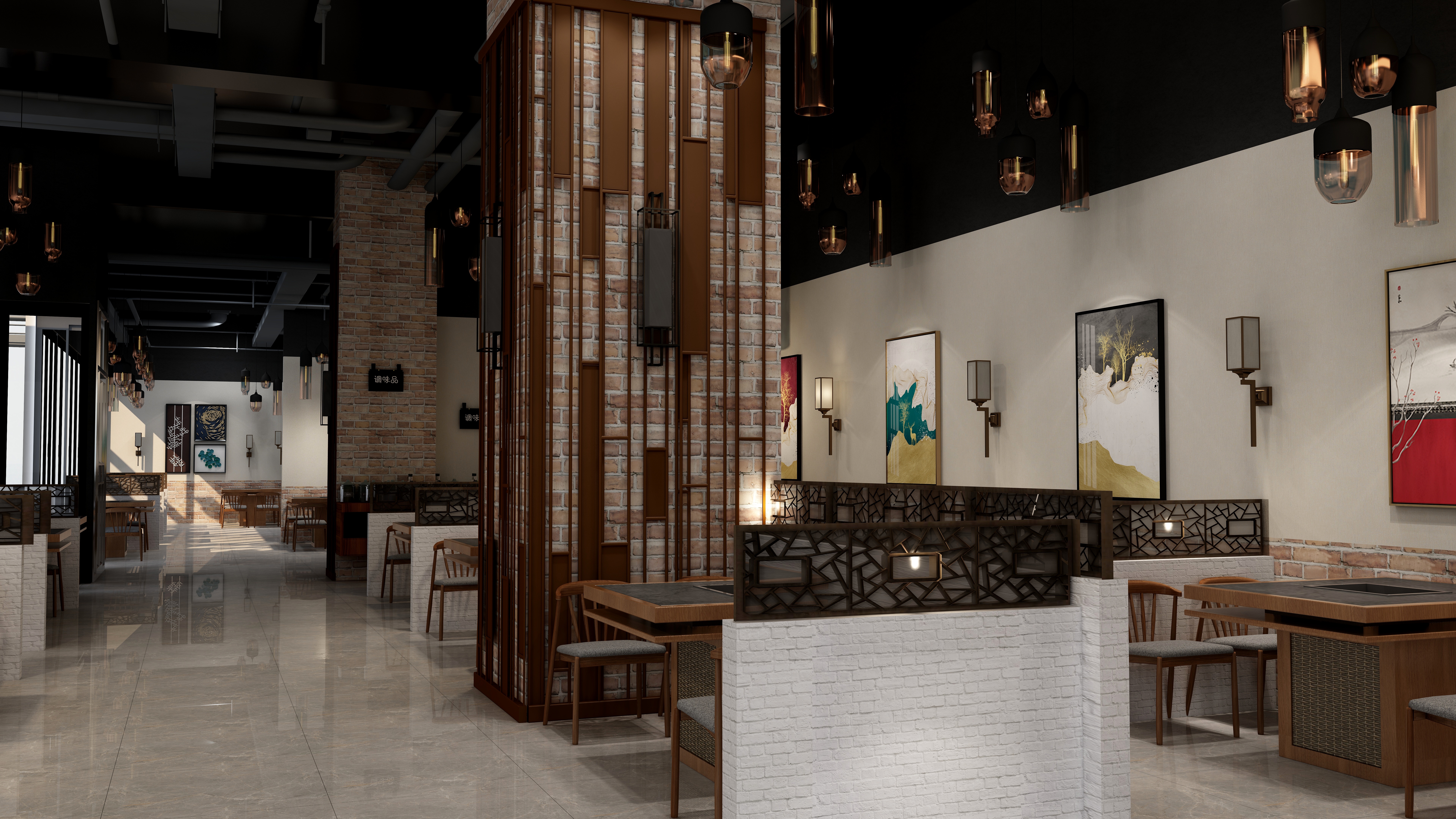 周杰伦的周-火锅店-装修设计方案