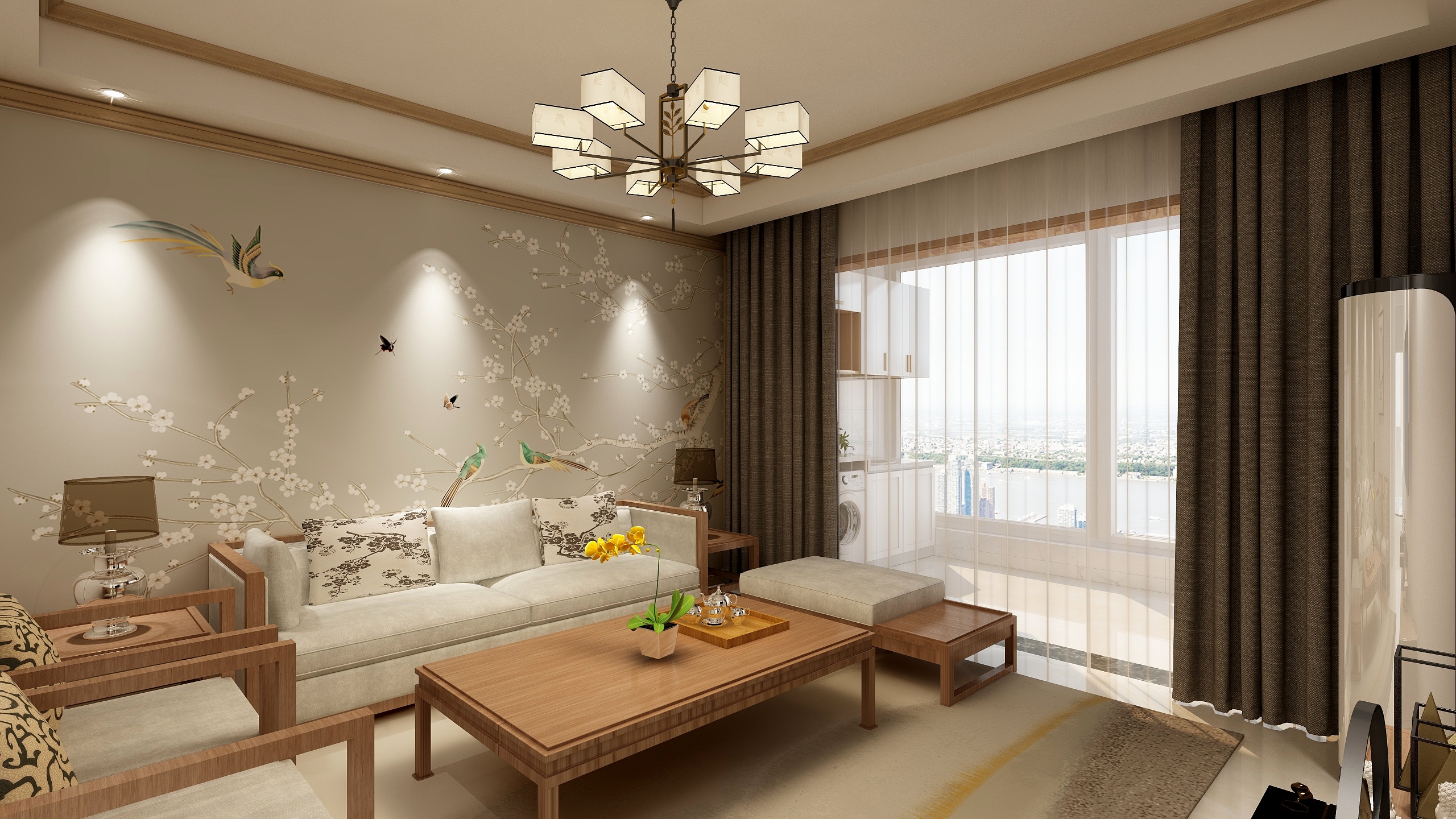 AMorning STU1-盛源佳苑104 中式-装修设计方案