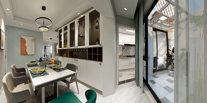 城市名匠装饰-温莎四期C1户型25-1-010-装修设计方案