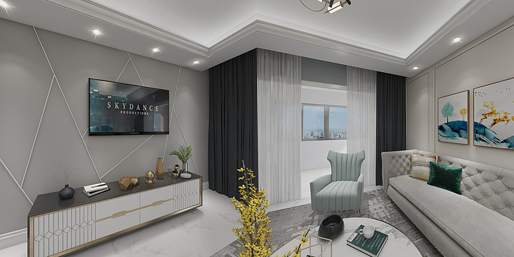 泰诗爾-御景华庭现代风格-装修设计方案