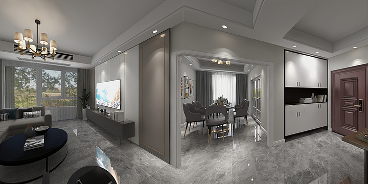 云设计四jSAB-香榭丽园3#乙3004-装修设计方案