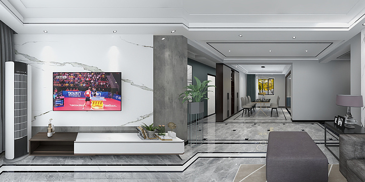 滕州有品装饰设计-龙泉湾109号楼2单元402方案-装修设计方案