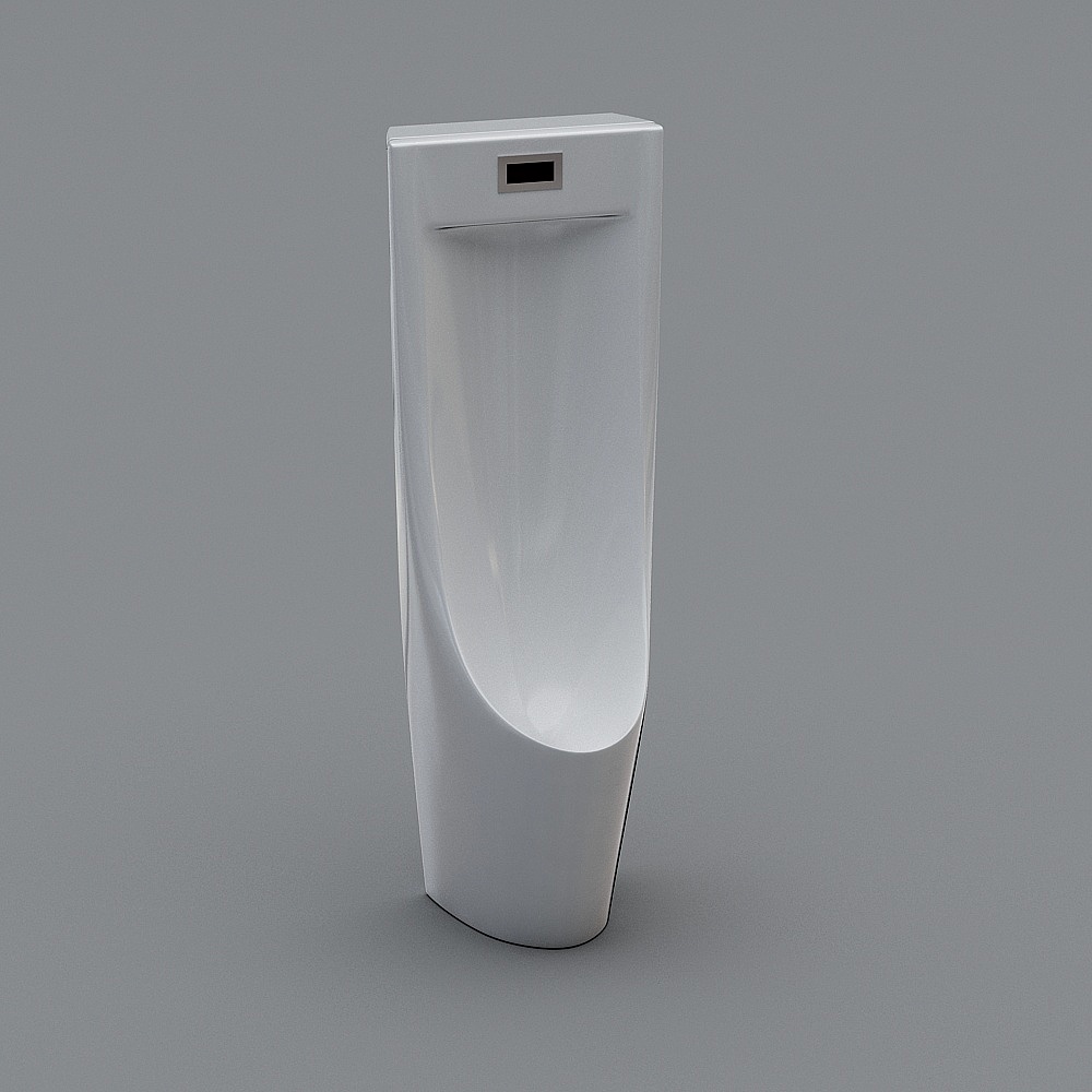 高小便池3D模型
