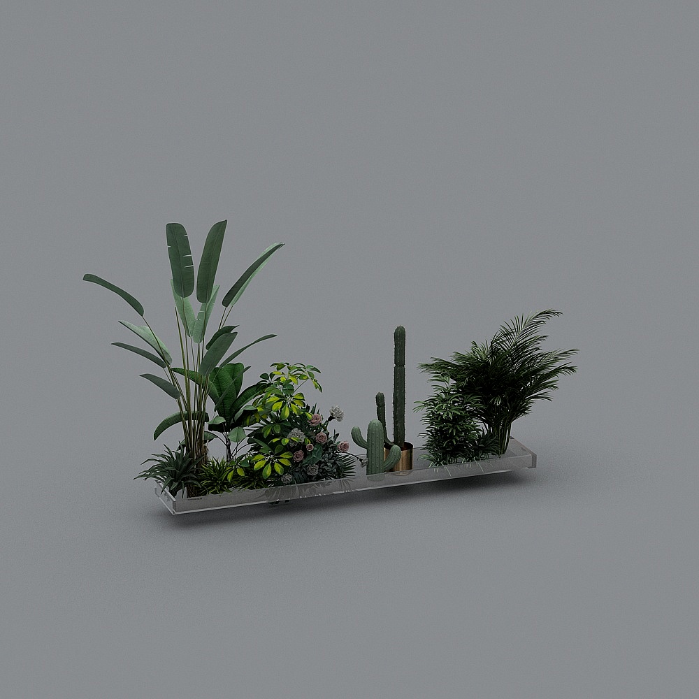 盆景3D模型
