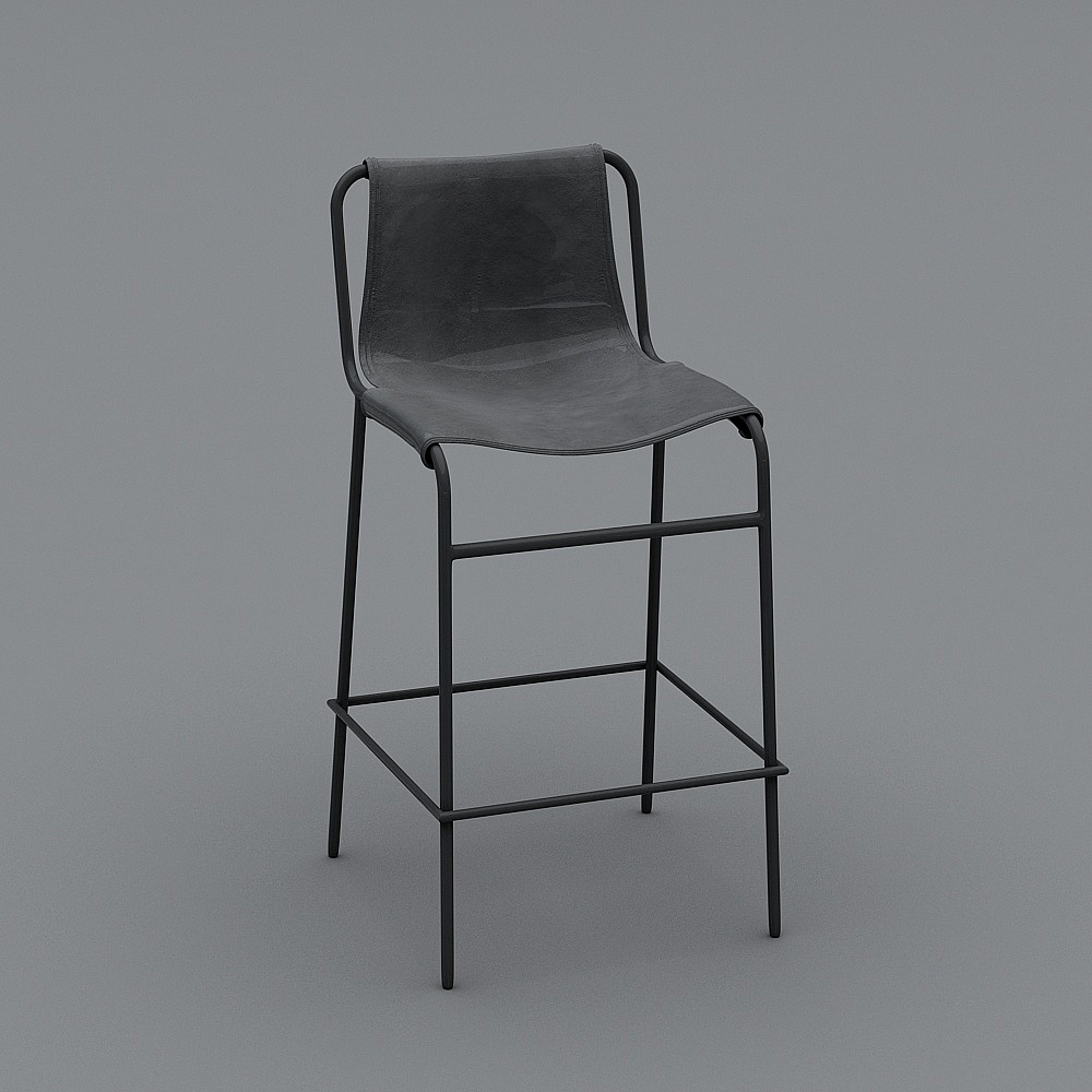 厨房椅子3D模型