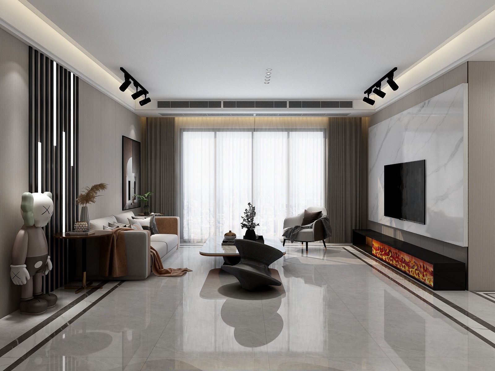 设计师朱家远-民大花园装修效果图