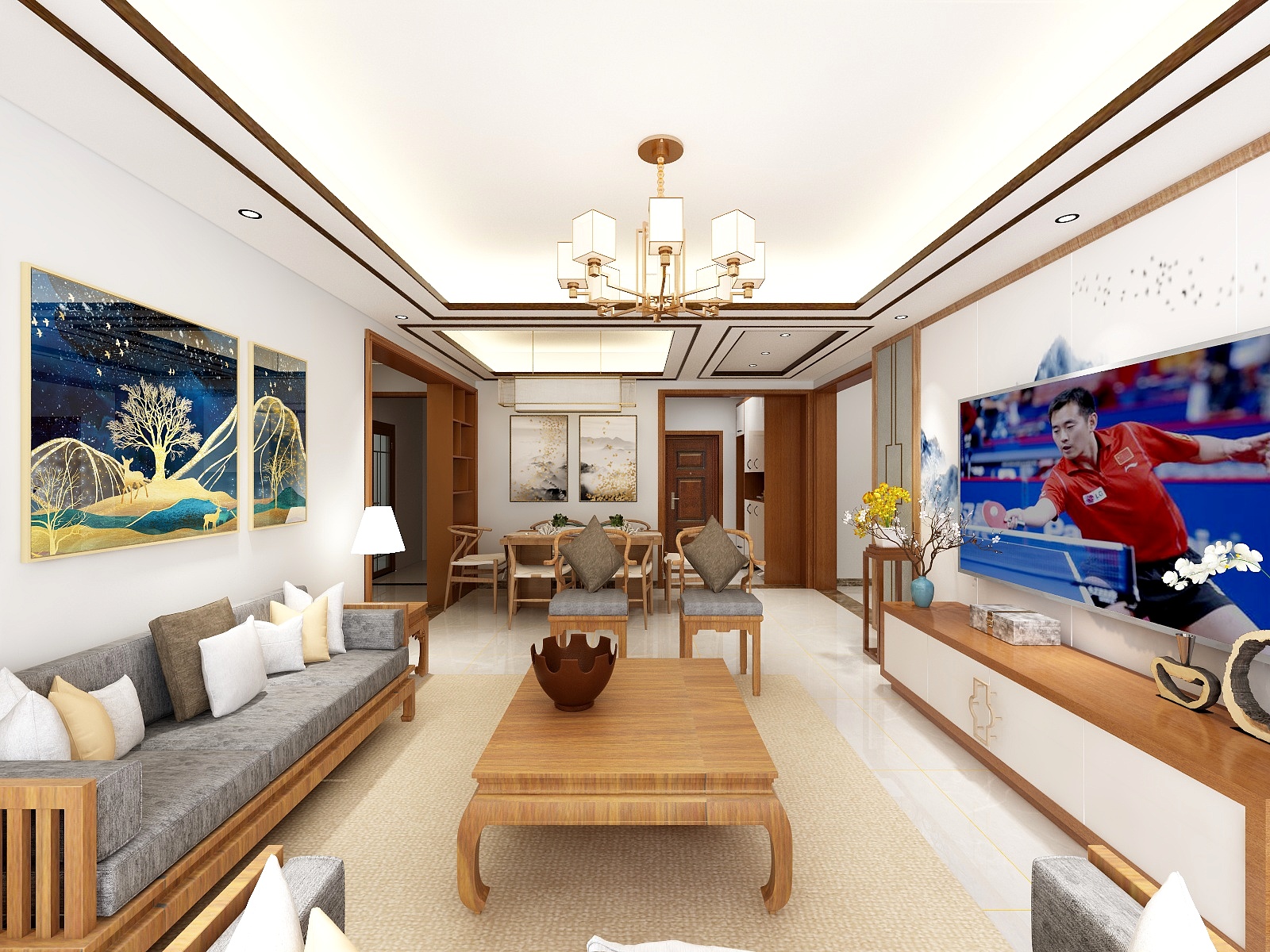 辉煌设计-恒基名筑3-3-802-装修设计方案