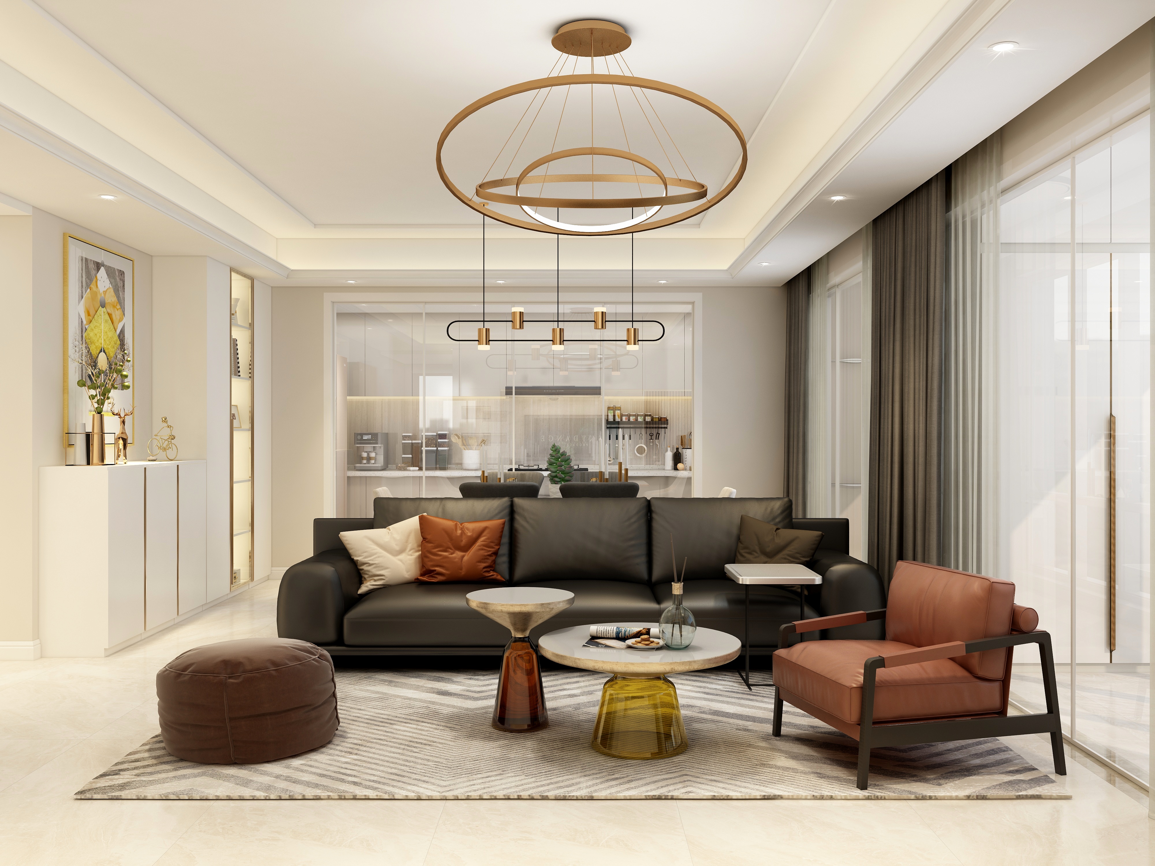 庄育霖-现代简约-重庆九龙坡印江州装修效果图