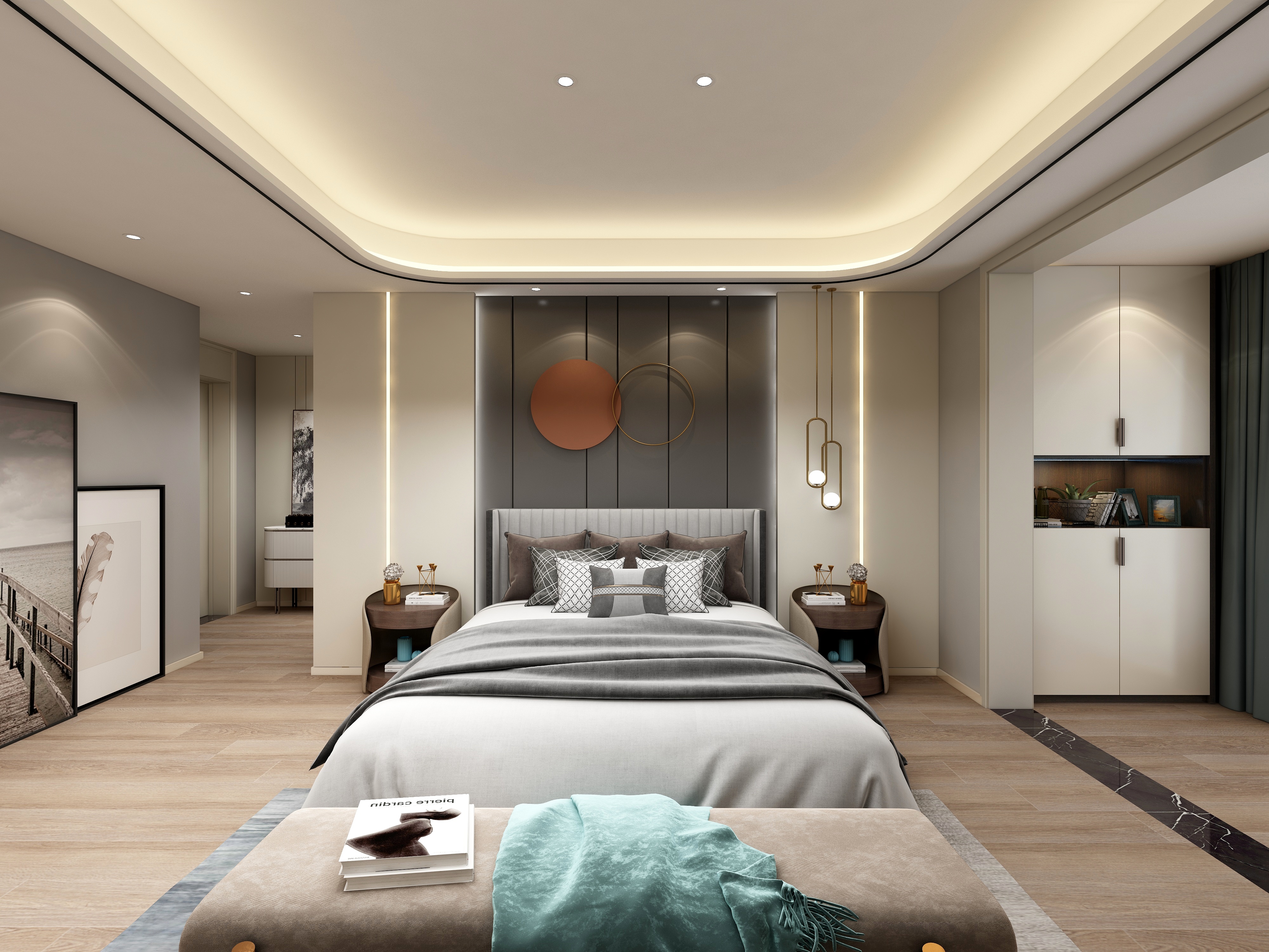 划着叶子去飘荡-美的林城时代三楼-装修设计方案