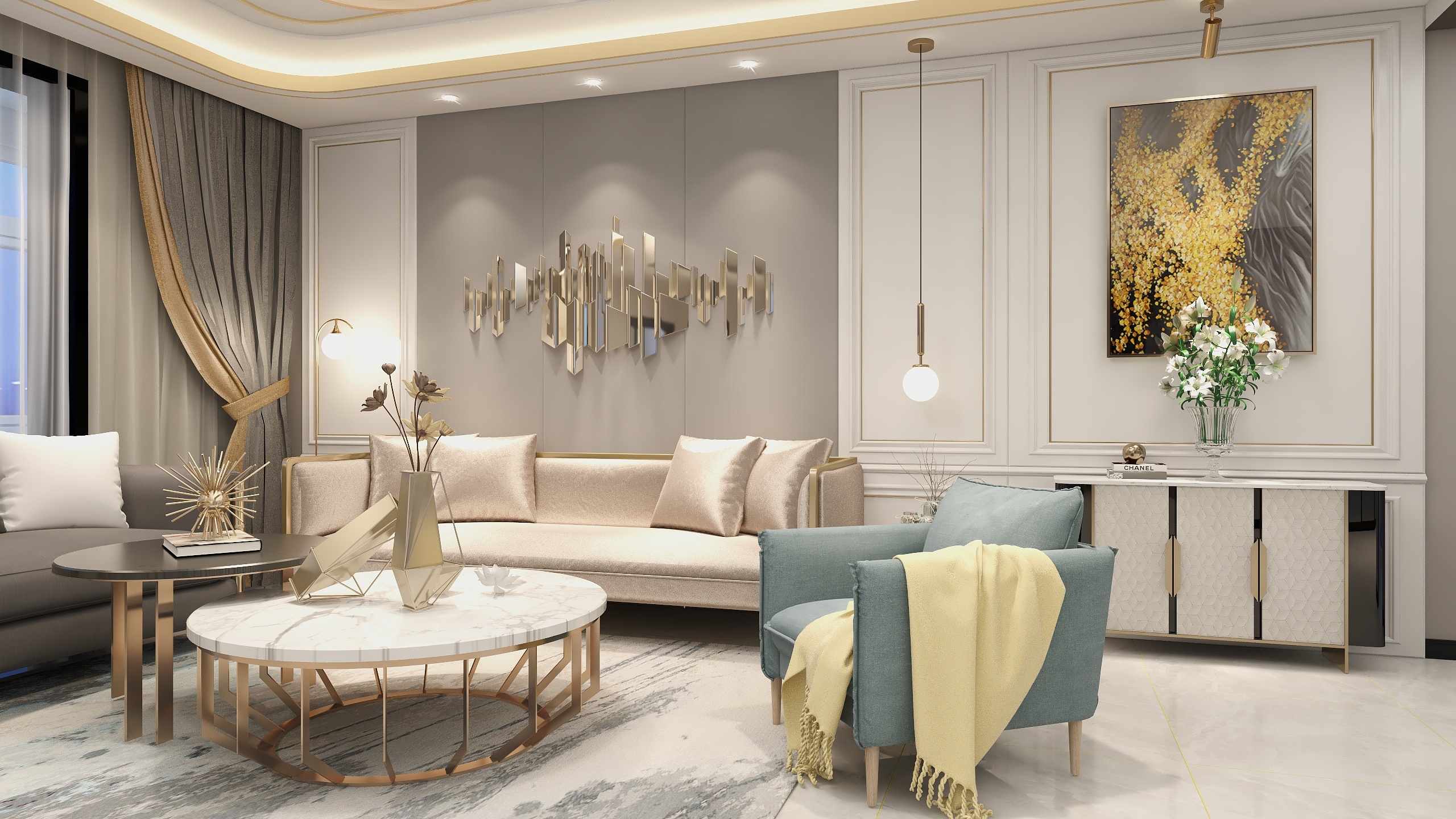 弈装饰_韩腾飞-阳光城14#-装修设计方案