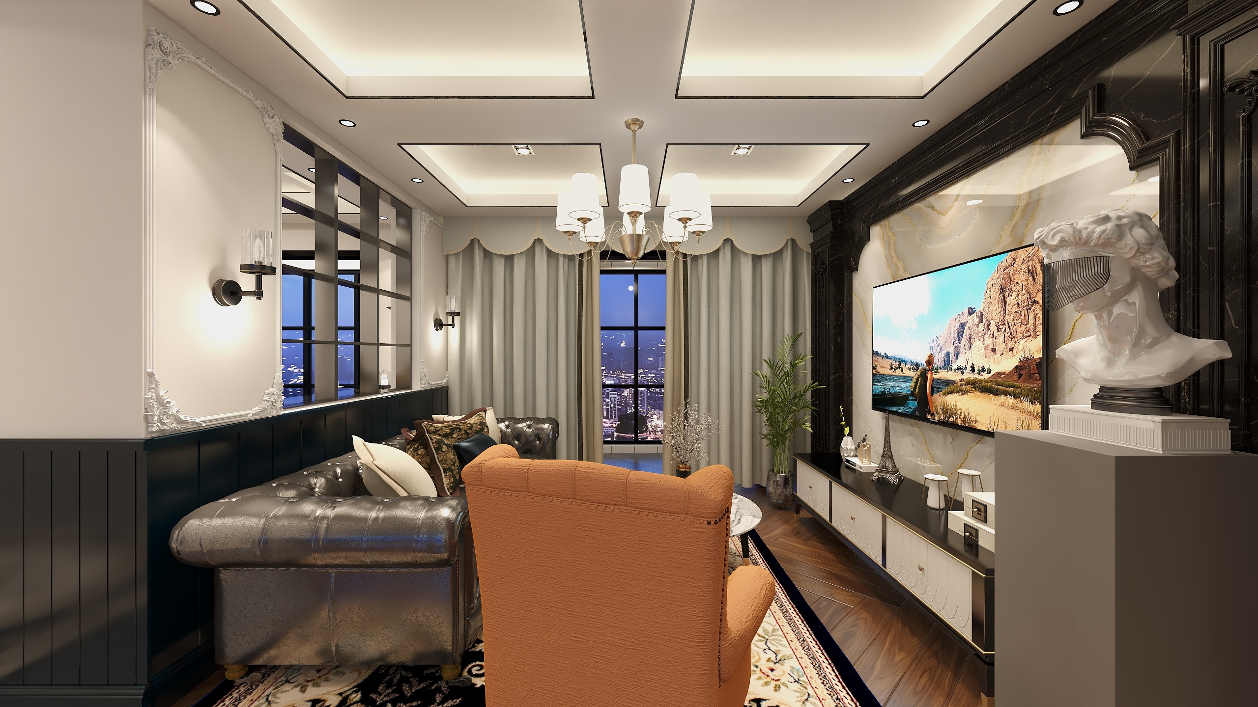 小小小小桔子呀-玄外之色——简美-装修设计方案