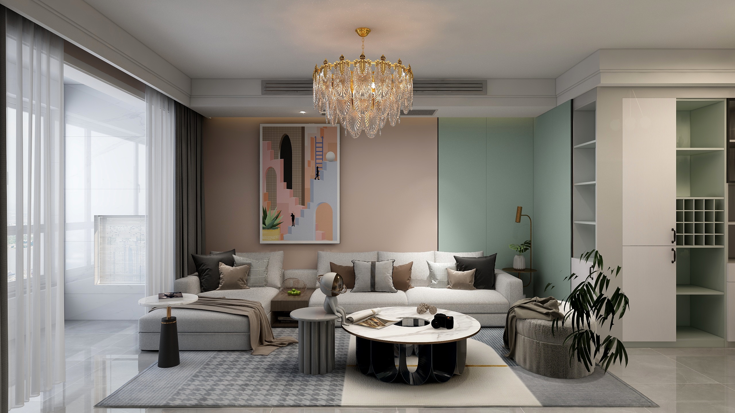 田东东设计师皇派全屋定制-鸿泰御景园B户型110.58平米-装修设计方案