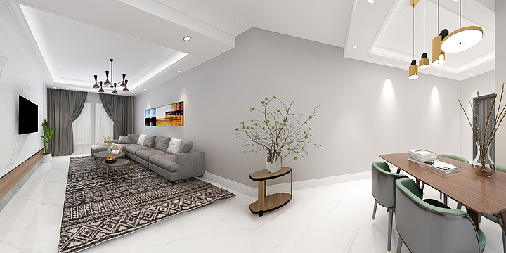 全案设计师杨高远-首创光和城（88）（360°全景）-装修设计方案