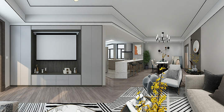 DesignerCP-天空城-兰先生（现代极简风格）-8-27-装修设计方案