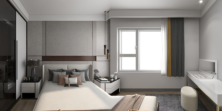 wjkm-天悦城2期3房72平米黄先生-装修设计方案