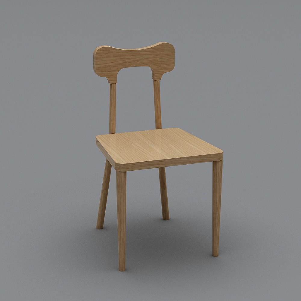 罗胖椅3D模型
