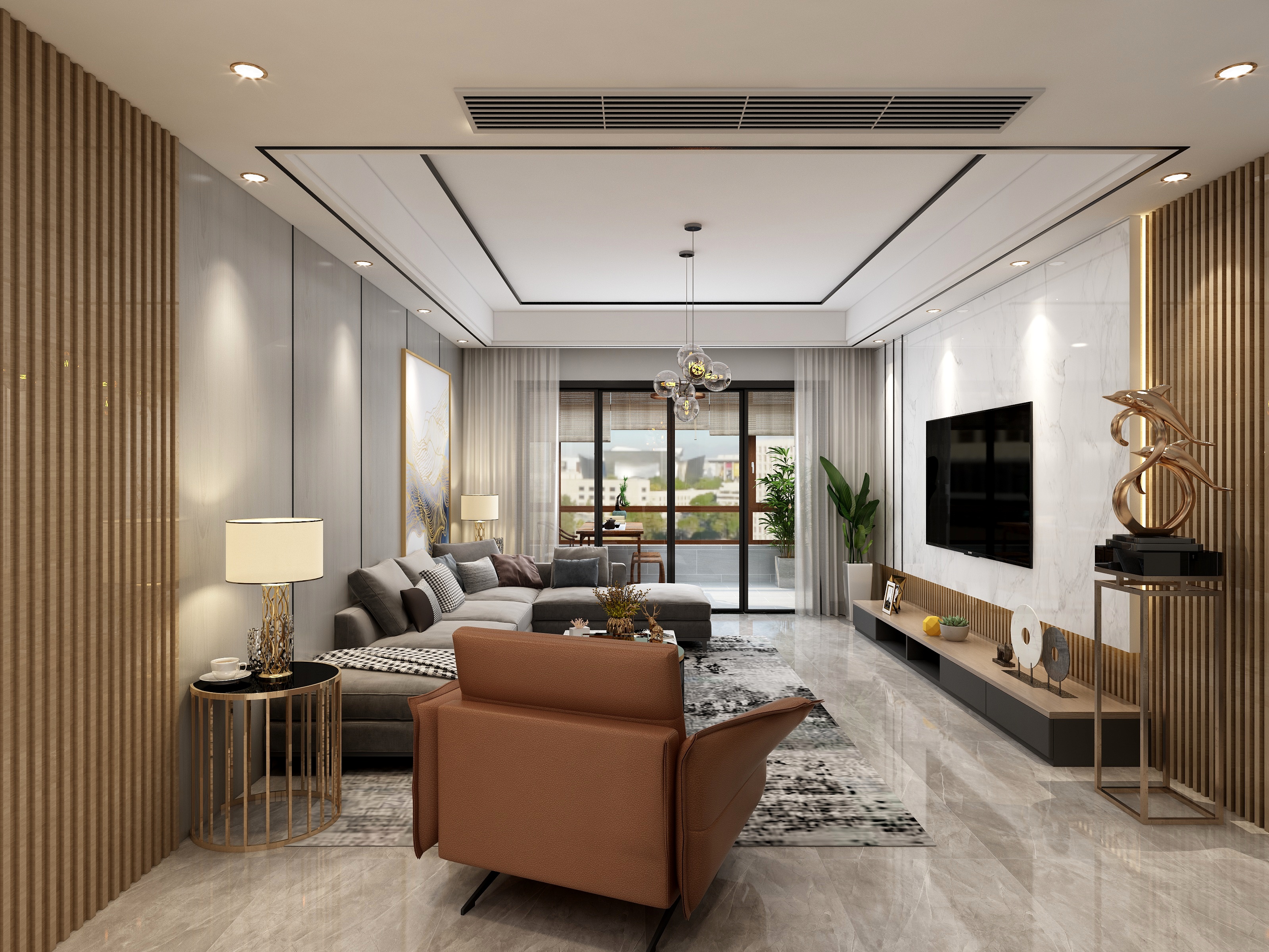 疾风yang-枝江小区效果图-装修设计方案