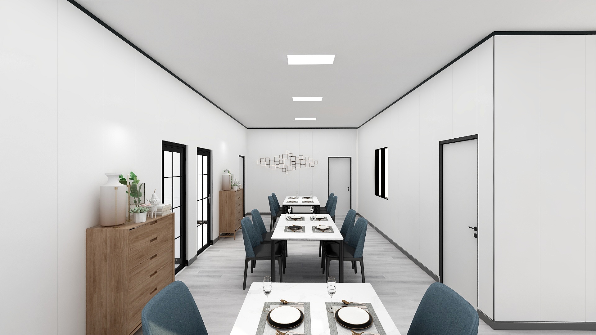 江苏蓝图-江都消防站二层-装修设计方案