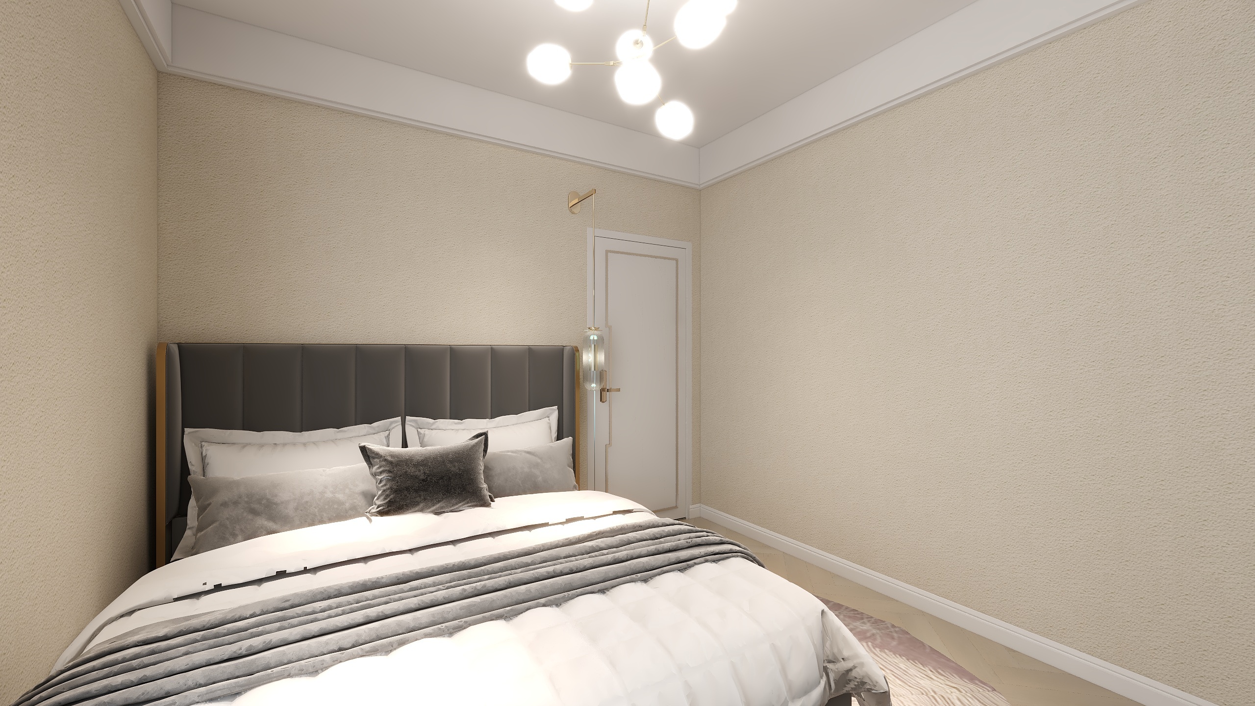 奕舍空间设计-微米设计丨轻奢·镜装修效果图