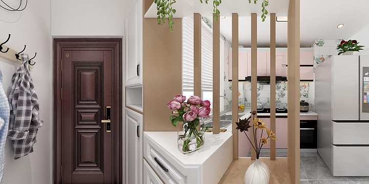 语琦设计-德信海德公园83.00㎡A2’3室2厅1卫1厨-装修设计方案