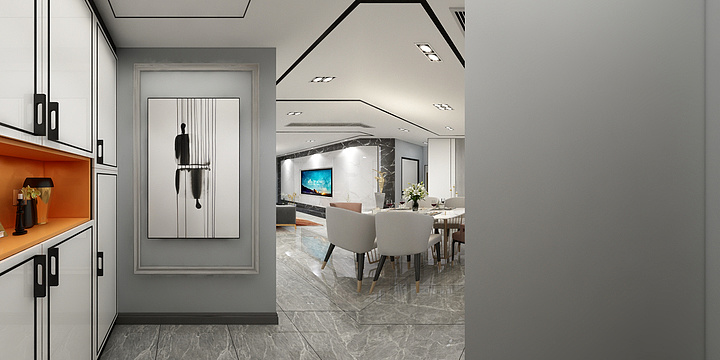 小朱设计234-轻奢黑白灰-装修设计方案