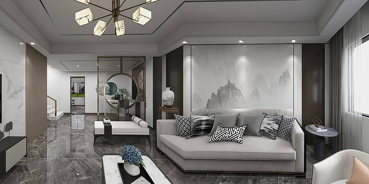 A作品-森美-凤凰新村一层-装修设计方案