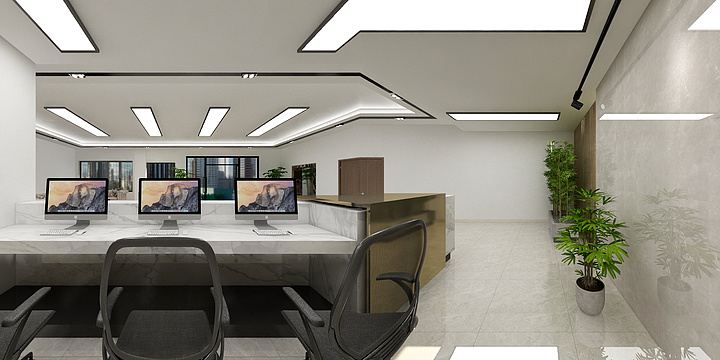 xutaodesign-蚌埠锂电池厂前台设计-装修设计方案