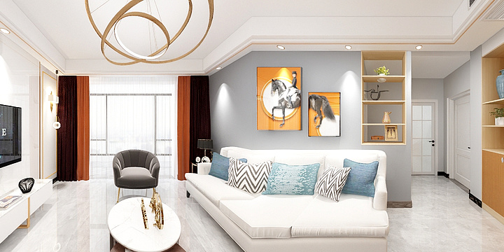 80设计设计师唐圣-福天-装修设计方案