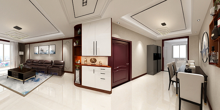 浩瀚空间设计杰杰-阳光花园-装修设计方案