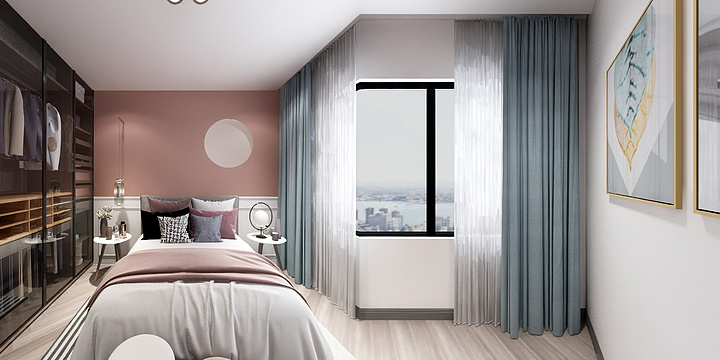 Artspace設計-瑞和园89.50㎡B户型3室2厅1卫-装修设计方案