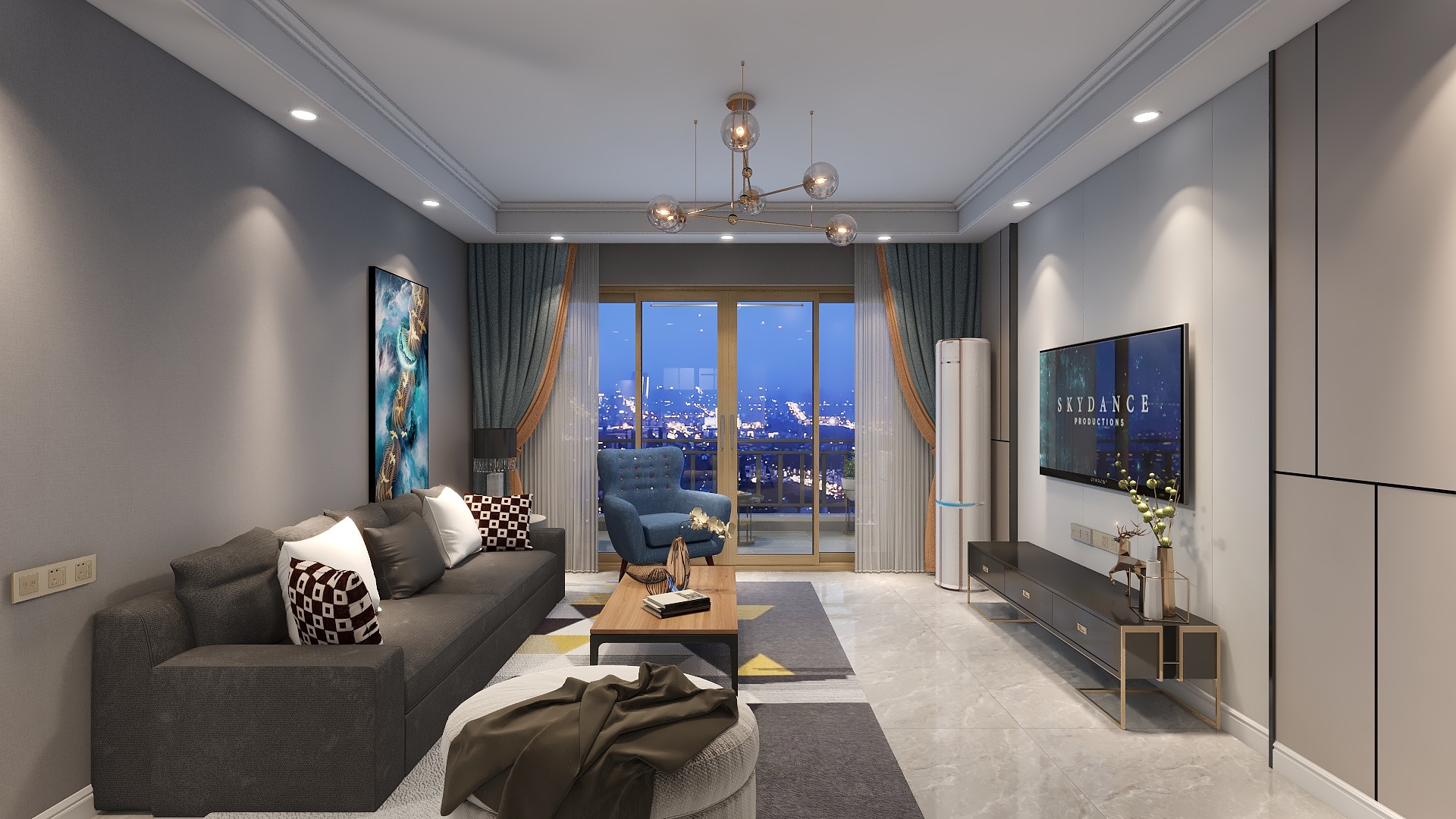 宁官海-爱琴海最大户型装修效果图